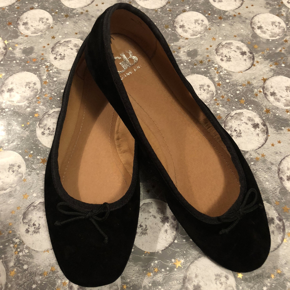 Gianni Bini Black Ballet Flats